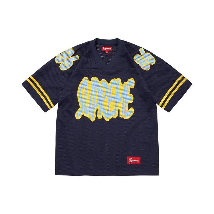 Supreme Reflective Jersey Navy - Im Your Wardrobe