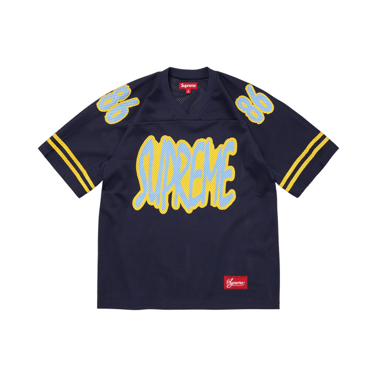 Supreme Reflective Jersey Navy - Im Your Wardrobe