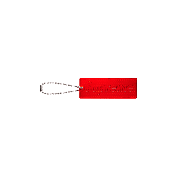Supreme Reflective Keychain Red - Im Your Wardrobe