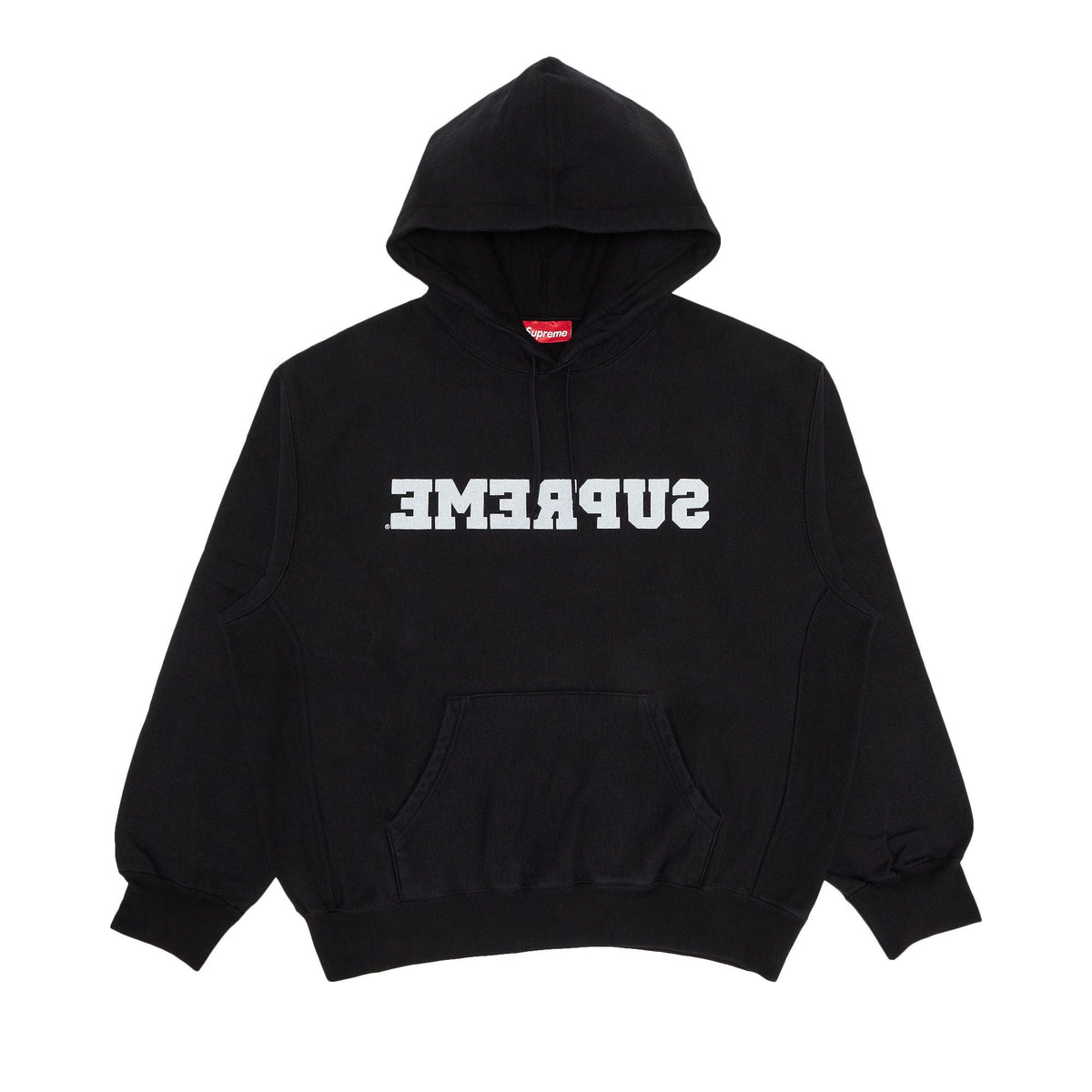 Supreme Reverse Hooded Sweatshirt (SS25) Black - Im Your Wardrobe