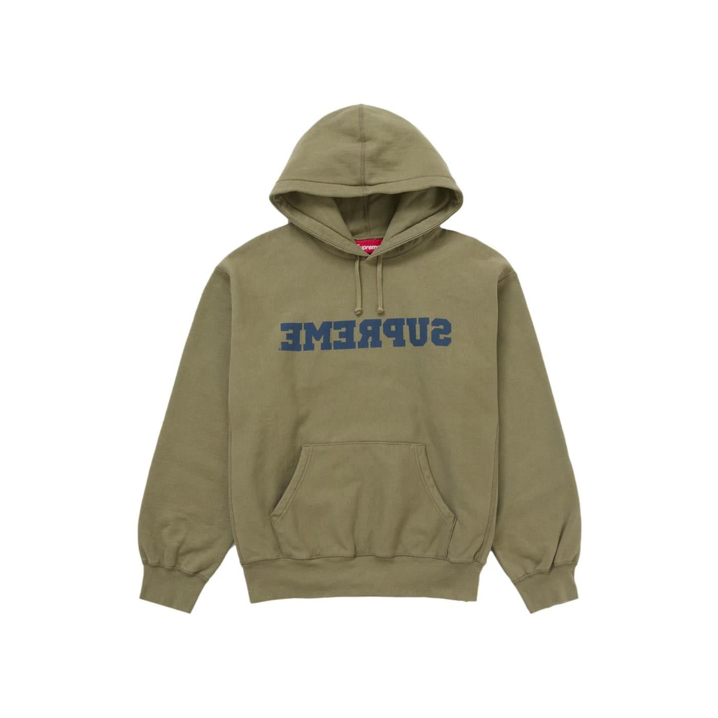 Supreme Reverse Hooded Sweatshirt (SS25) Dusty Olive - Im Your Wardrobe