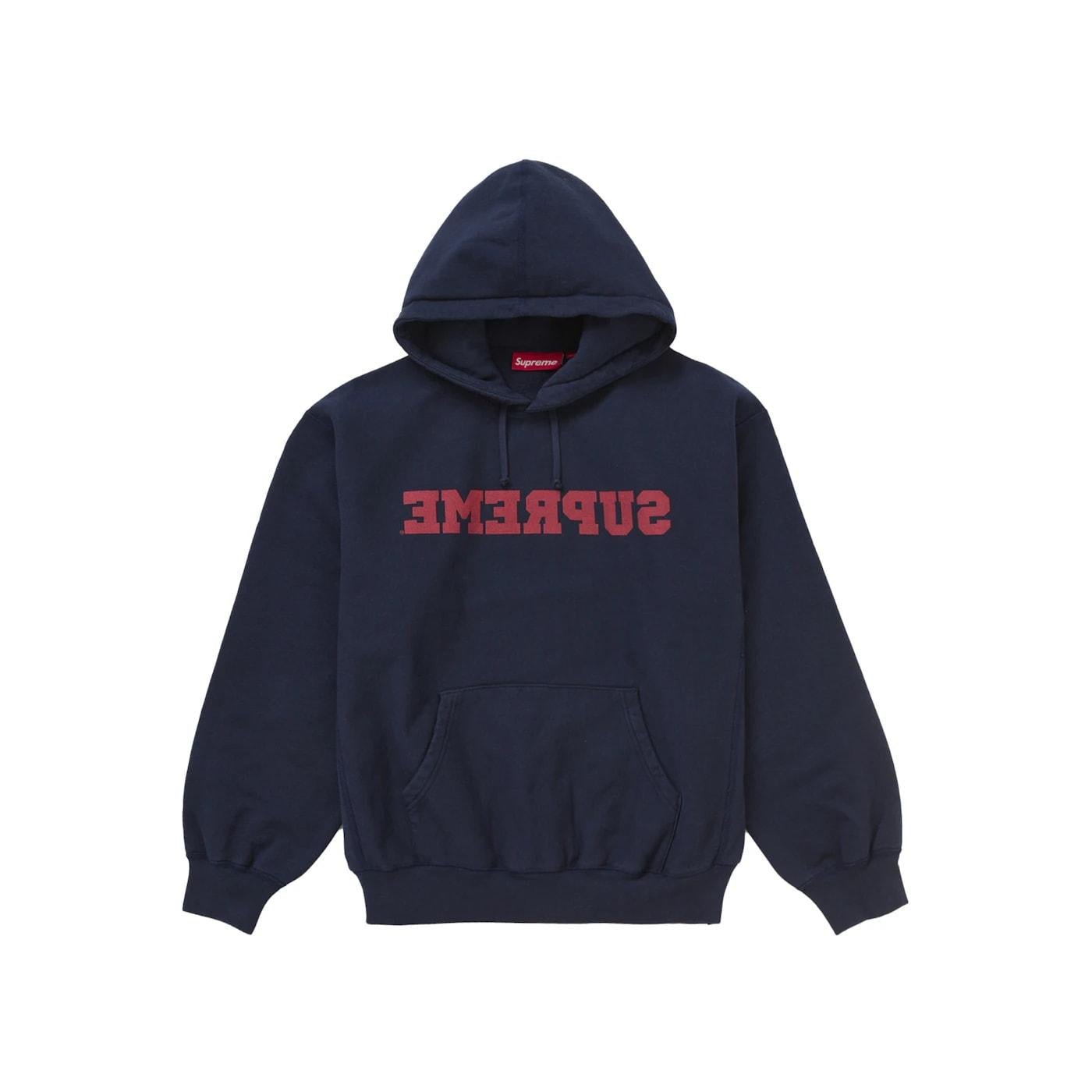 Supreme Reverse Hooded Sweatshirt (SS25) Navy - Im Your Wardrobe