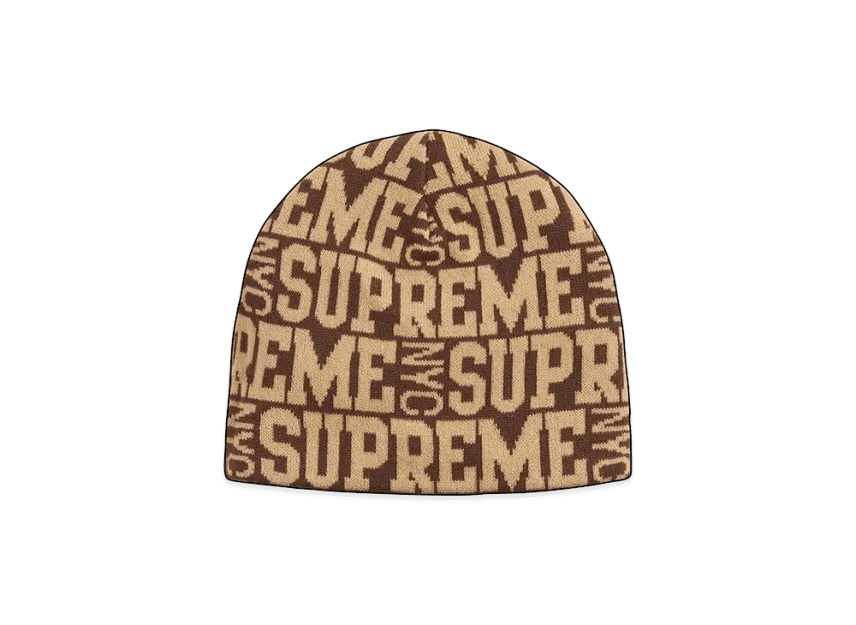 Supreme Reversible Camo Beanie (FW26) Brown - Im Your Wardrobe