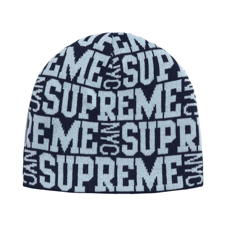 Supreme Reversible Camo Beanie (FW26) Navy - Im Your Wardrobe