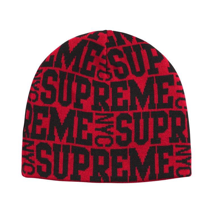 Supreme Reversible Camo Beanie (FW26) Red - Im Your Wardrobe