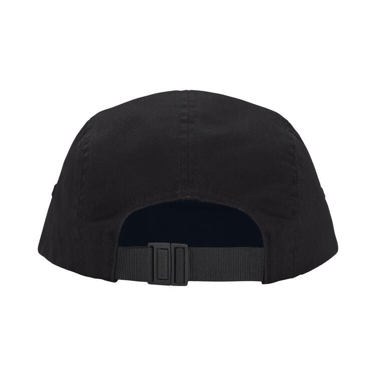 Supreme Rhinestone Label Camp Cap (FW26) Black - Im Your Wardrobe