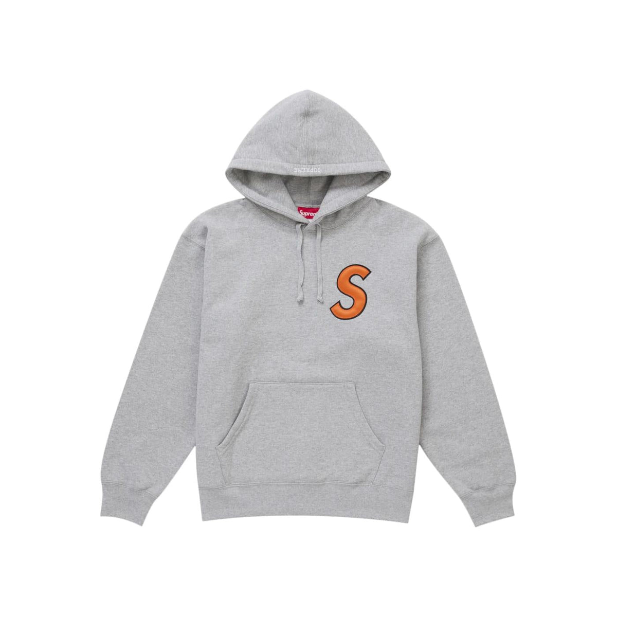 Supreme S Logo Hooded Sweatshirt (SS25) Ash Grey - Im Your Wardrobe