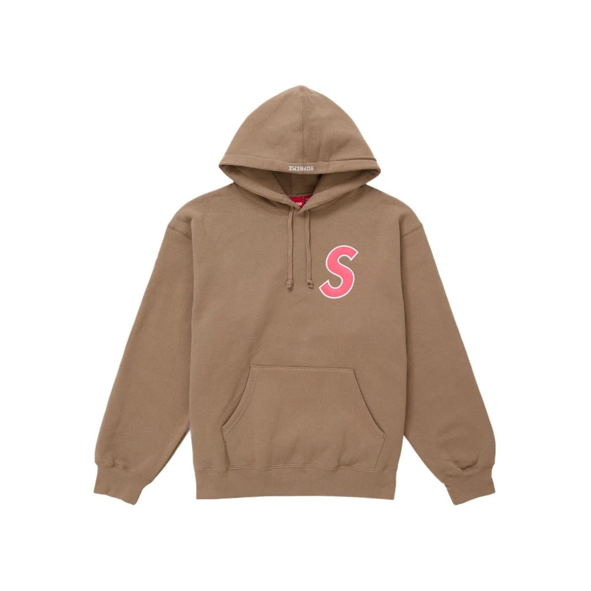 Supreme S Logo Hooded Sweatshirt (SS25) Dusty Brown - Im Your Wardrobe