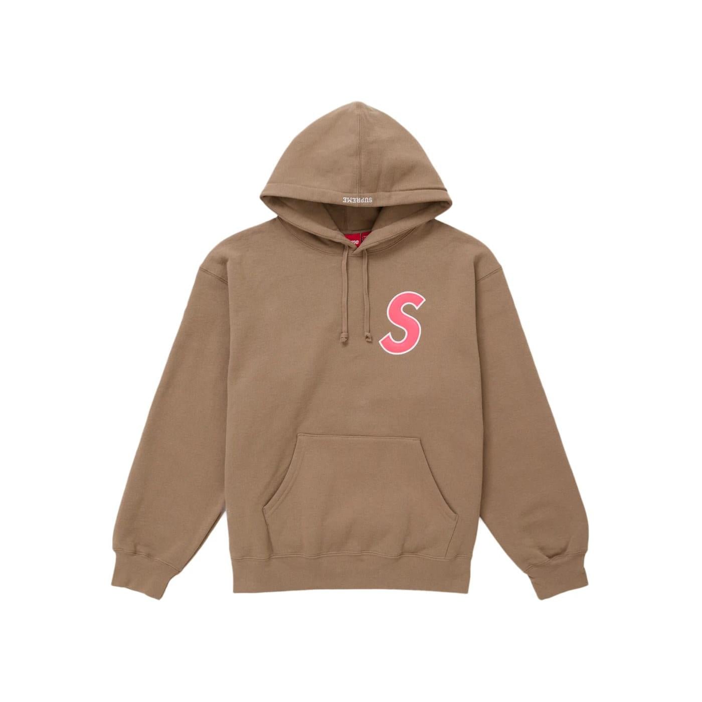 Supreme S Logo Hooded Sweatshirt (SS25) Dusty Brown - Im Your Wardrobe