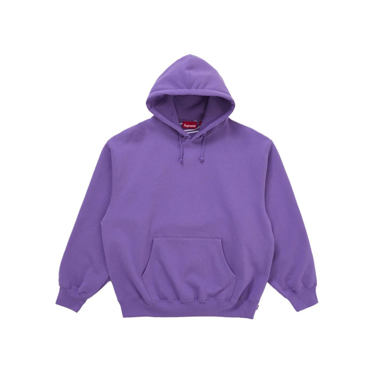 Supreme Satin Appliqué Hooded Sweatshirt (FW25) Violet - Im Your Wardrobe