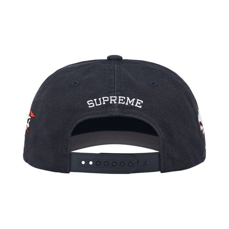 Supreme Skulls Spellout 6-Panel (FW26) Navy - Im Your Wardrobe