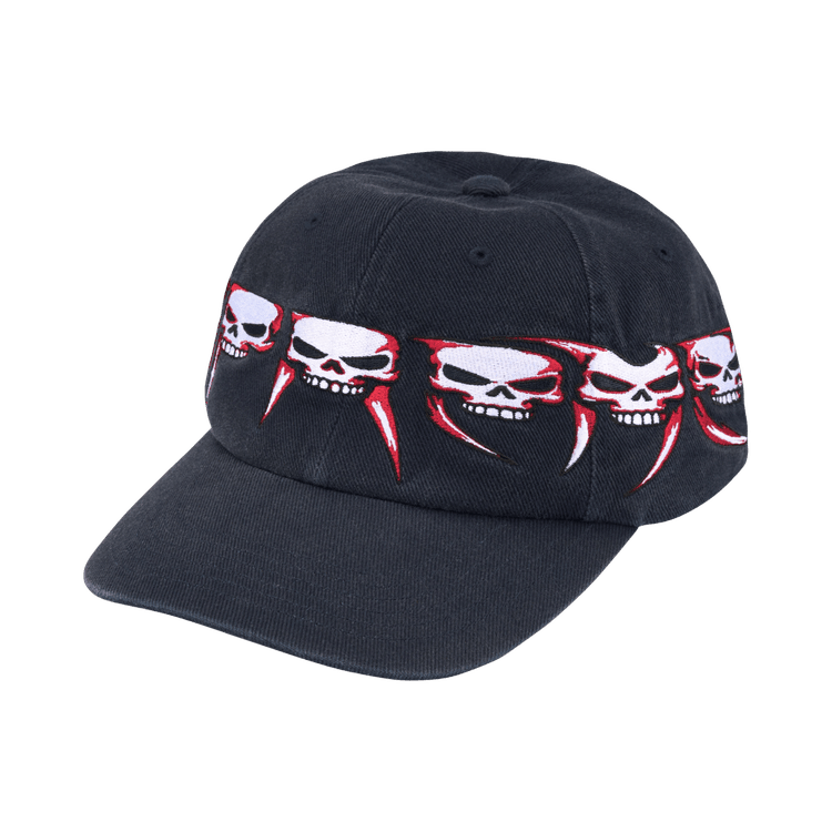 Supreme Skulls Spellout 6-Panel (FW26) Navy - Im Your Wardrobe
