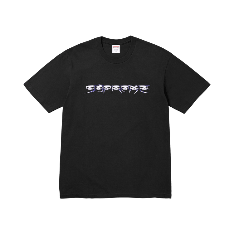 Supreme Skulls Spellout Tee Black - Im Your Wardrobe