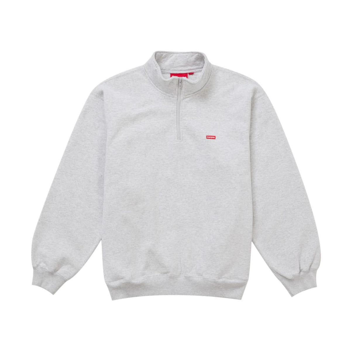 Supreme Small Box Half Zip Pullover Ash Grey - Im Your Wardrobe
