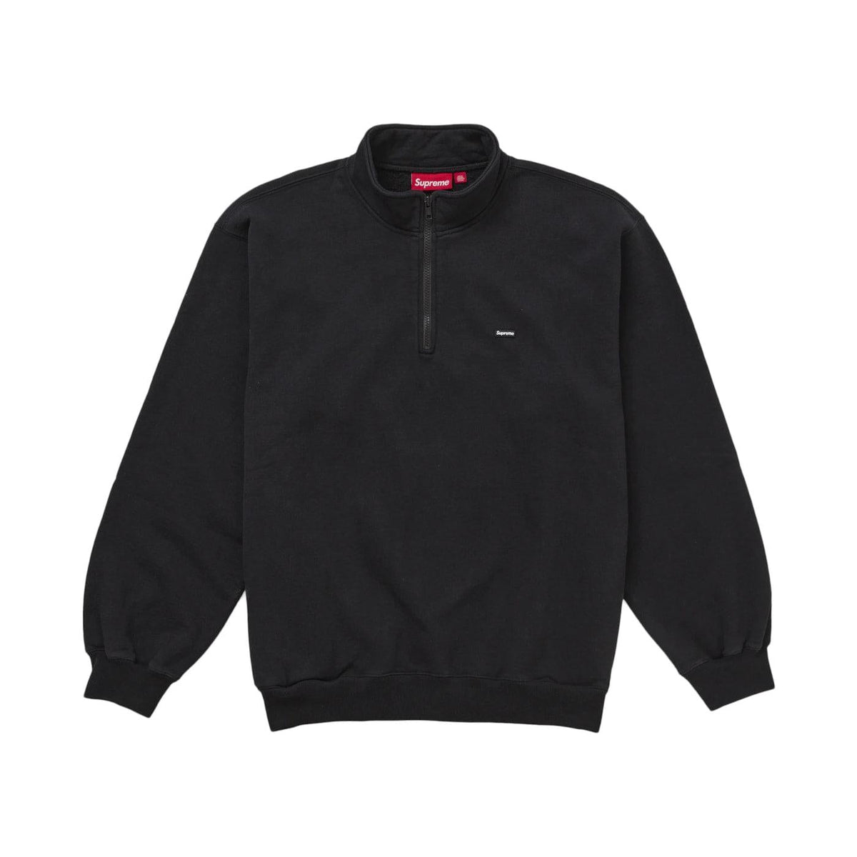 Supreme Small Box Half Zip Pullover Black - Im Your Wardrobe
