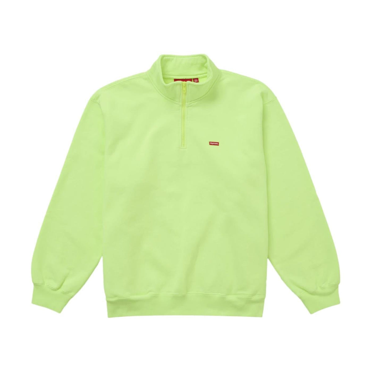 Supreme Small Box Half Zip Pullover Bright Green - Im Your Wardrobe