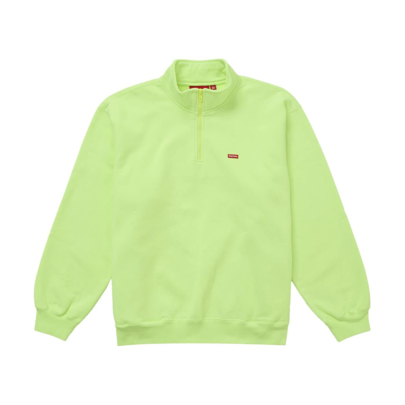 Supreme Small Box Half Zip Pullover Bright Green - Im Your Wardrobe