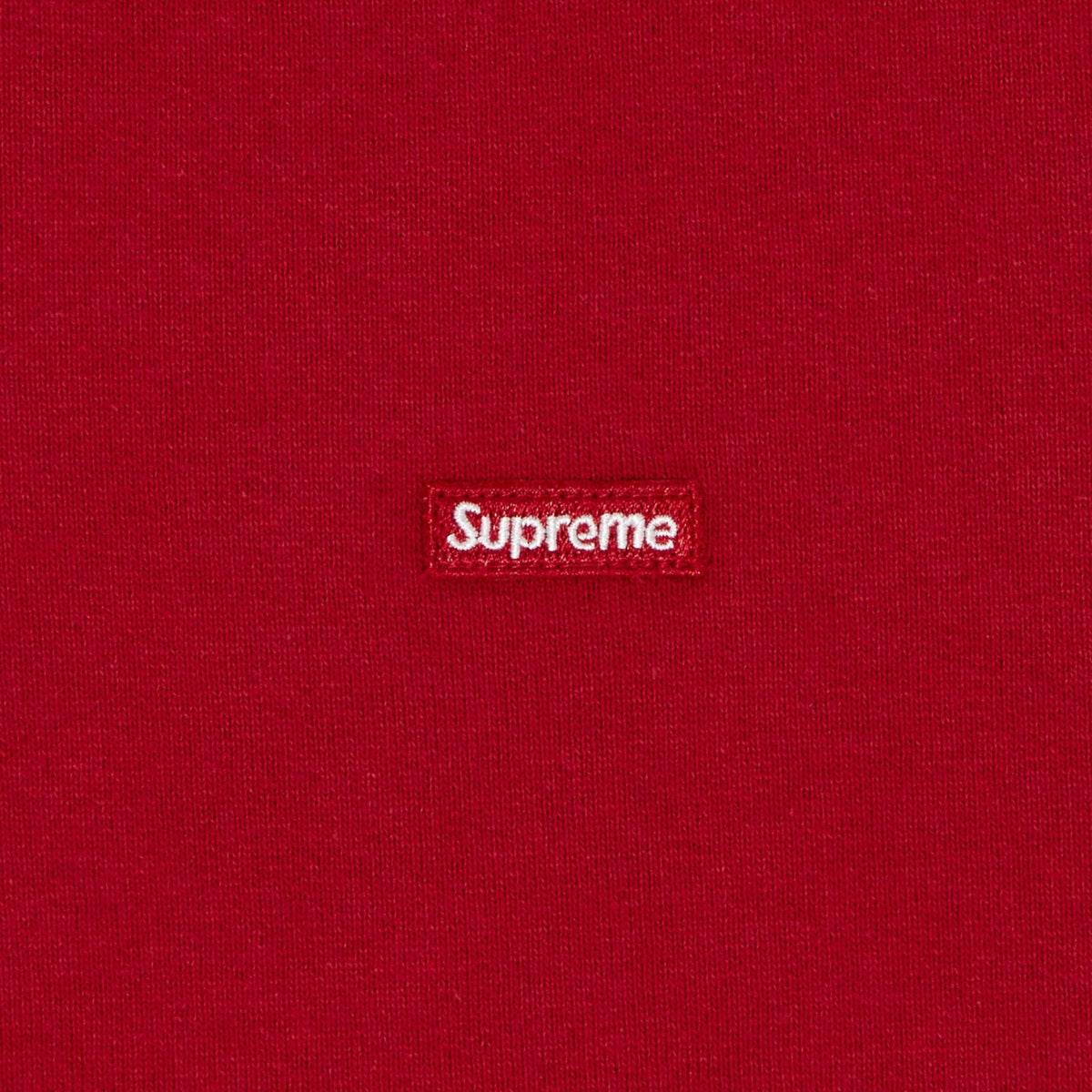 Supreme Small Box Half Zip Pullover Red - Im Your Wardrobe