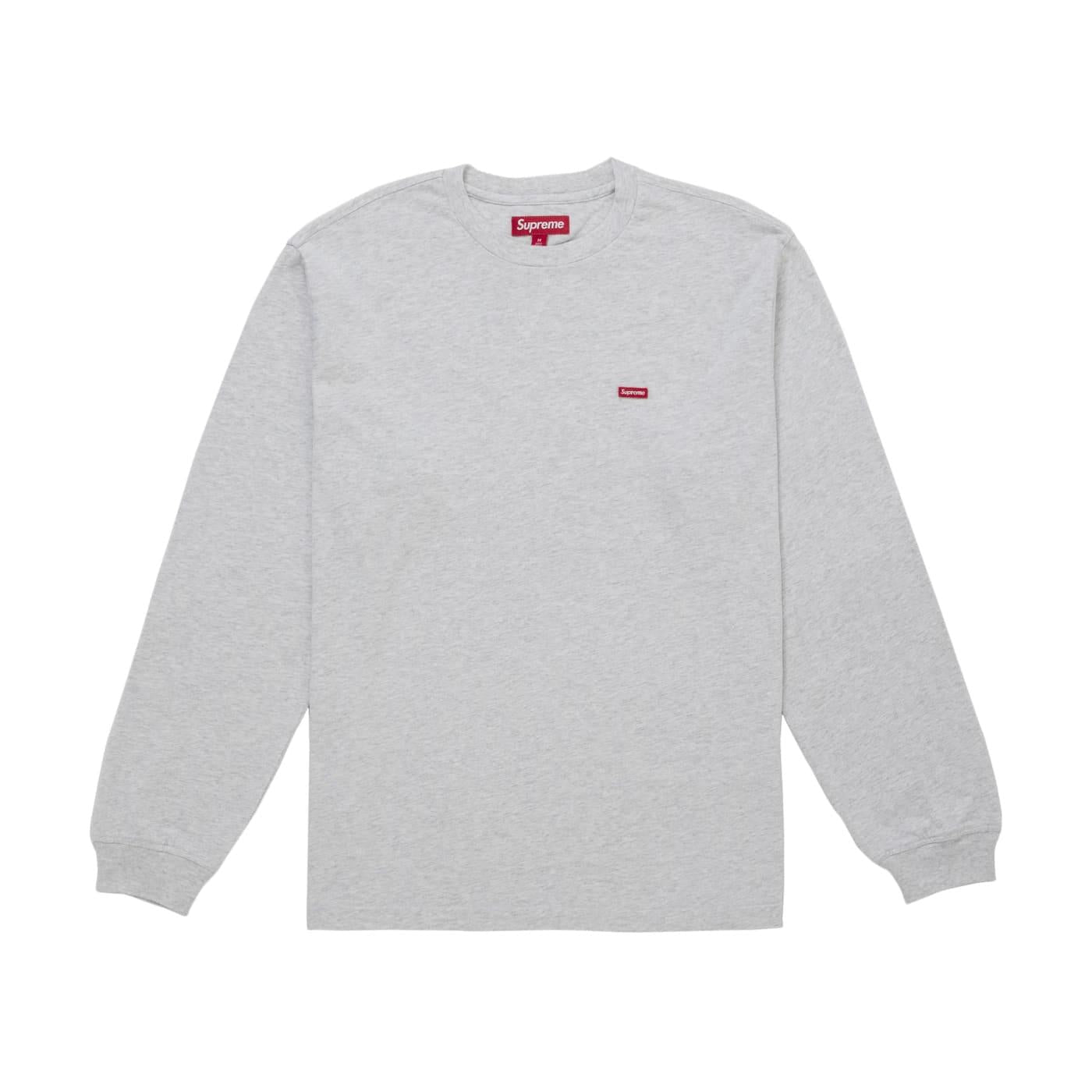 Supreme Small Box L/S Tee (FW25) Ash Grey - Im Your Wardrobe