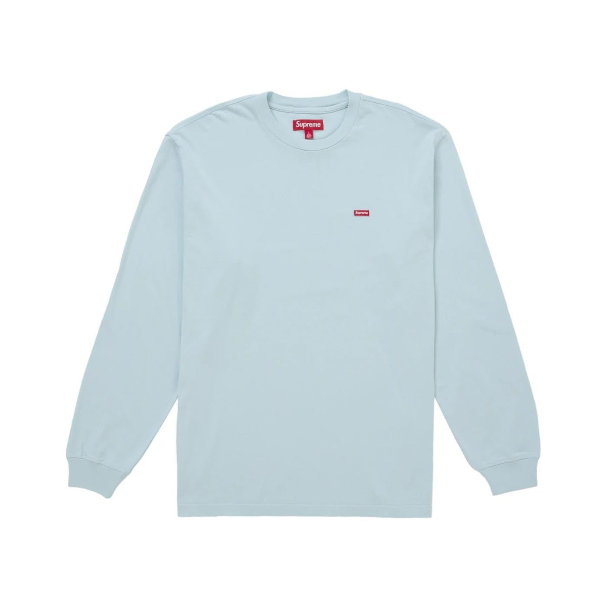 Supreme Small Box L/S Tee (FW25) Light Blue - Im Your Wardrobe