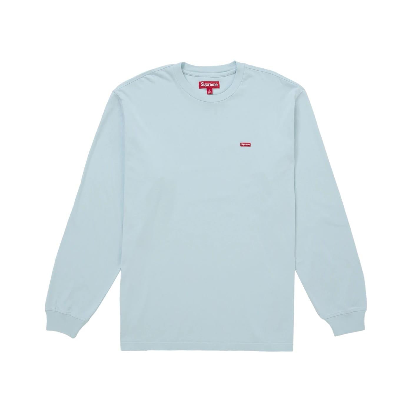 Supreme Small Box L/S Tee (FW25) Light Blue - Im Your Wardrobe