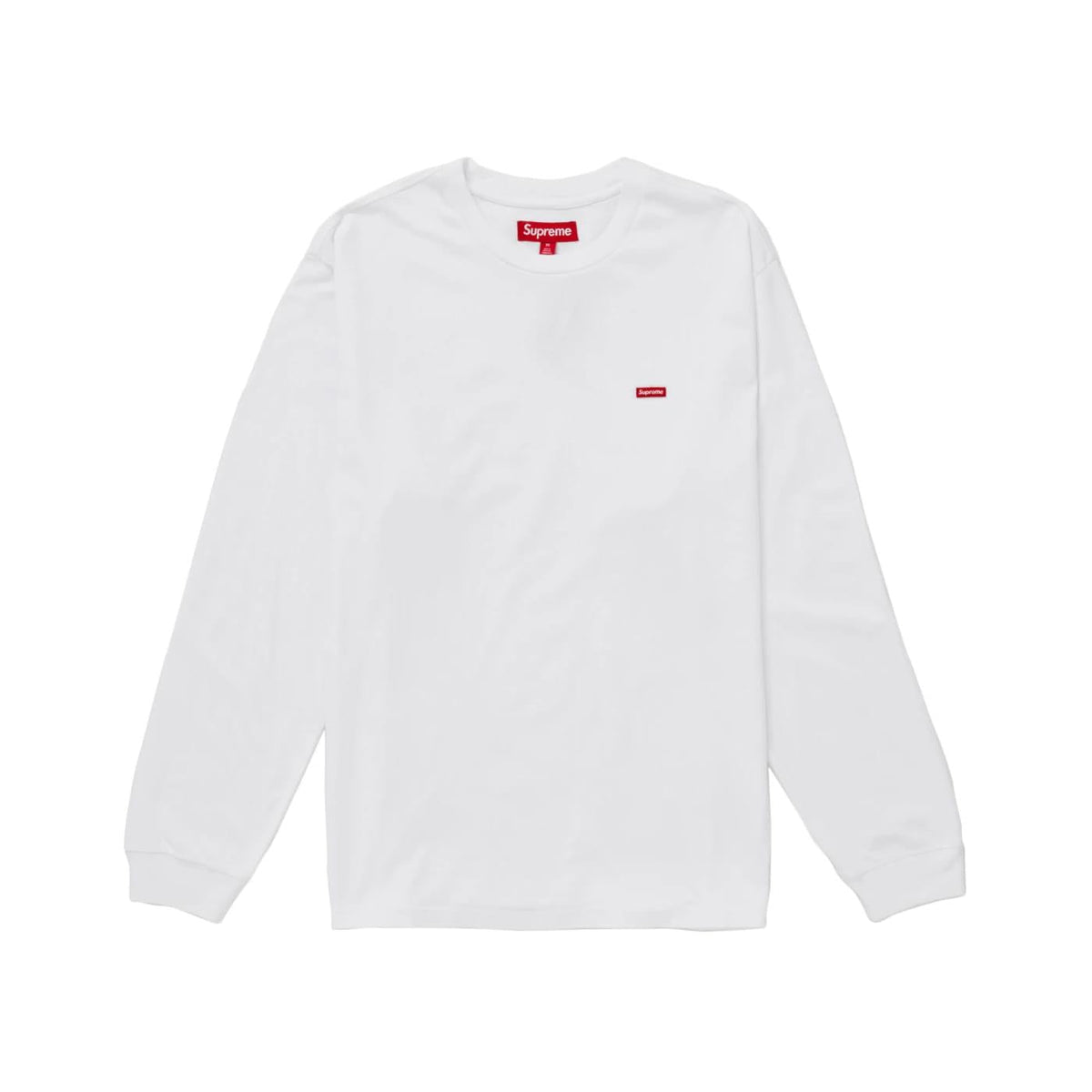 Supreme Small Box L/S Tee (SS25) White - Im Your Wardrobe