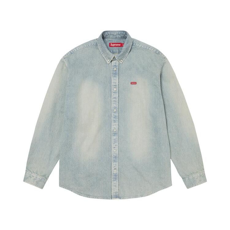 Supreme Small Box Shirt (FW26) Light Washed Indigo Denim - Im Your Wardrobe