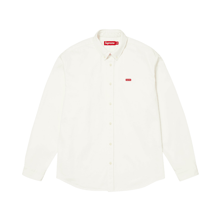 Supreme Small Box Shirt (FW26) White Denim - Im Your Wardrobe
