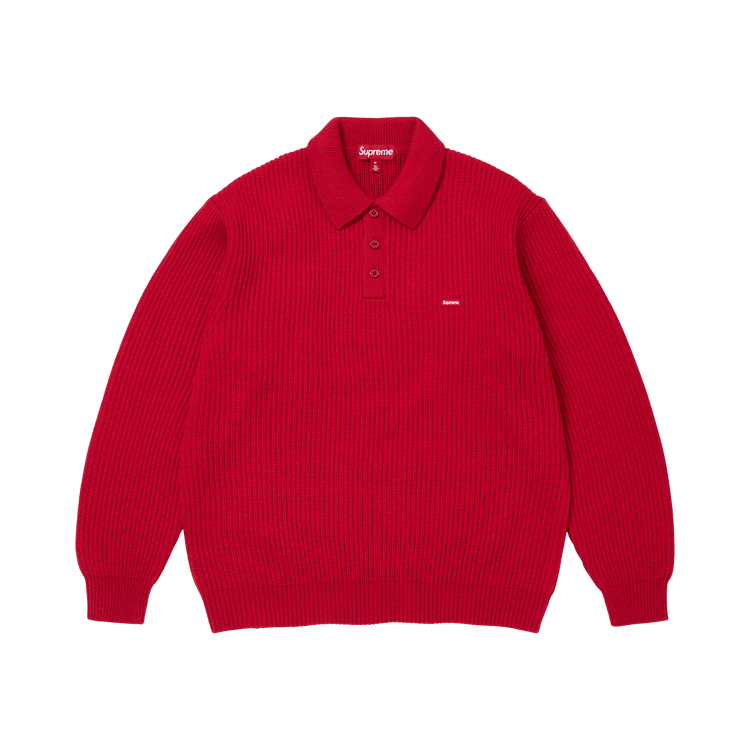 Supreme Small Box Sweater Polo (FW26) Red - Im Your Wardrobe