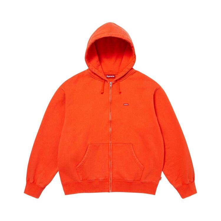 Supreme Small Box Zip Up Hooded Sweatshirt (FW26) Orange - Im Your Wardrobe