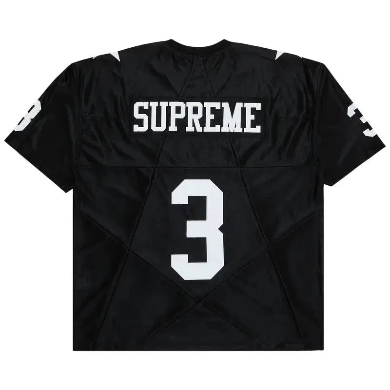 Supreme Star Football Jersey &#39;Black&#39; (FW24) - Im Your Wardrobe