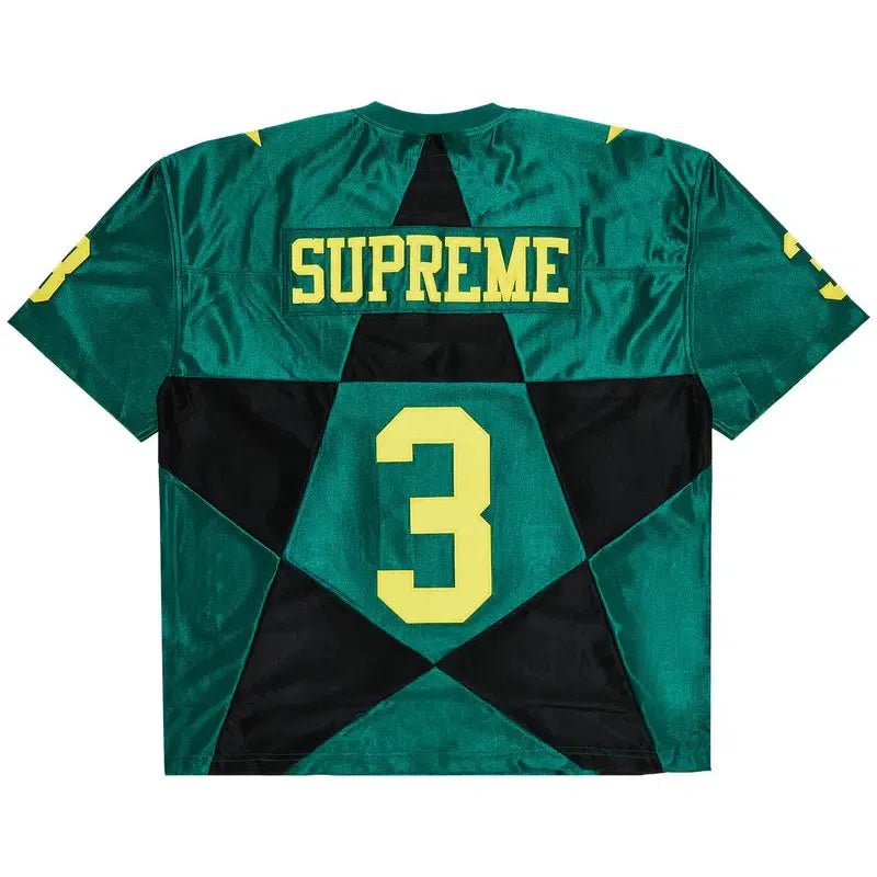 Supreme Star Football Jersey &#39;Dark Green&#39; (FW24) - Im Your Wardrobe