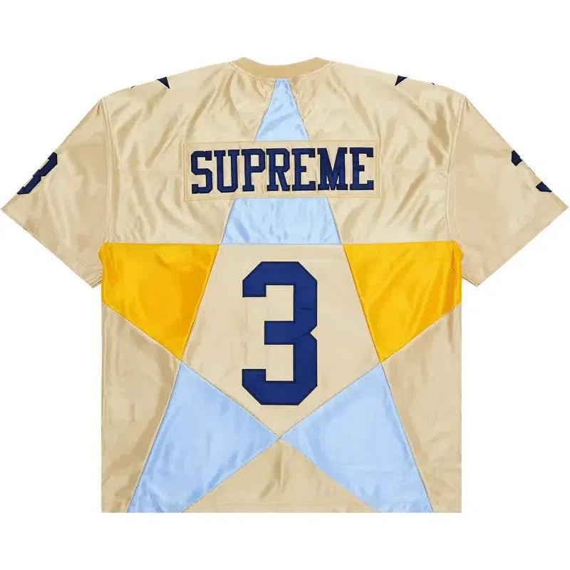 Supreme Star Football Jersey &#39;Gold&#39; (FW24) - Im Your Wardrobe