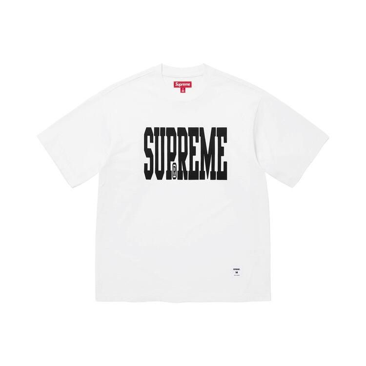 Supreme Stretch Appliqué Short-Sleeve Top White - Im Your Wardrobe