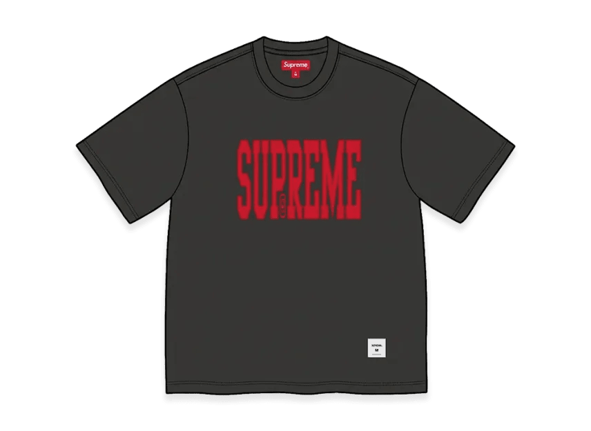 Supreme Stretch Appliqué S/S Top Black - Im Your Wardrobe
