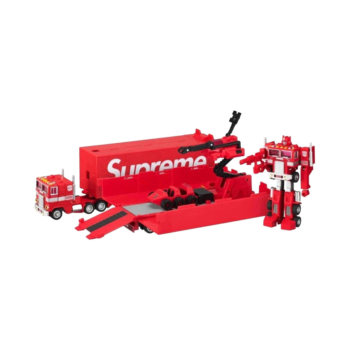 Supreme Transformers G1 Optimus Prime Figure Red - Im Your Wardrobe