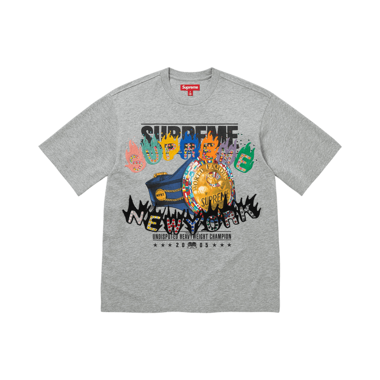 Supreme Undisputed Short-Sleeve Top Heather Grey - Im Your Wardrobe