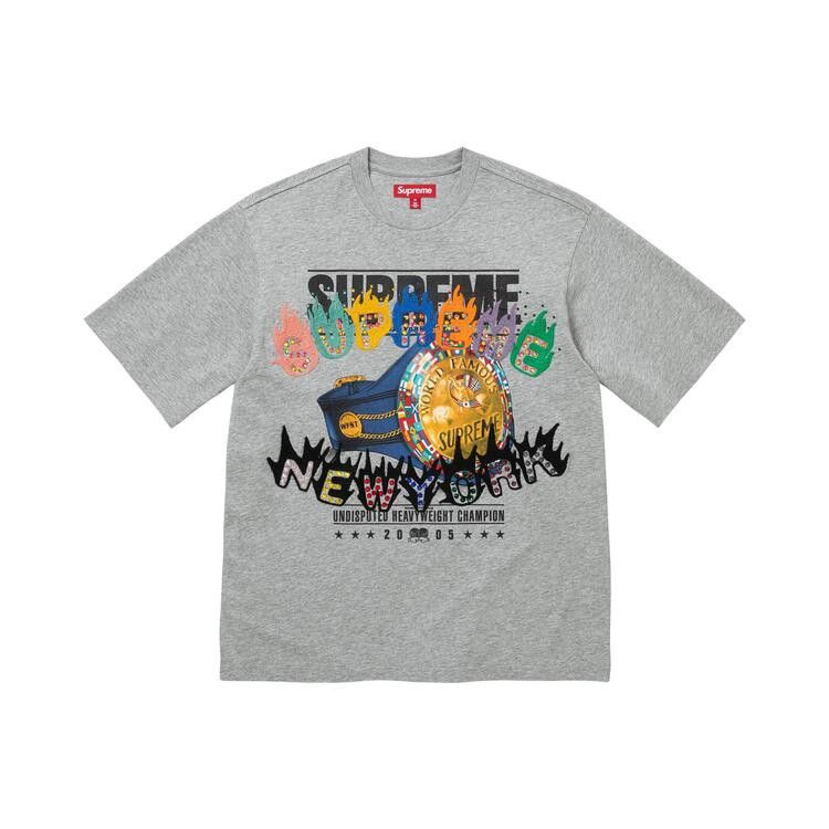 Supreme Undisputed Short-Sleeve Top Heather Grey - Im Your Wardrobe