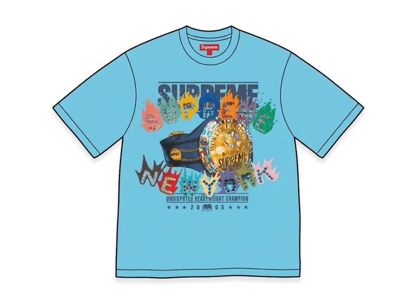 Supreme Undisputed S/S Top Light Blue - Im Your Wardrobe