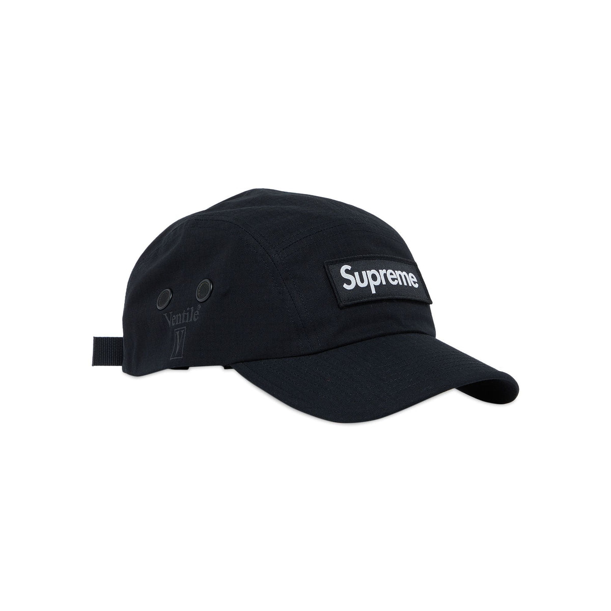 Supreme Ventile Camp Cap (SS25) Black - Im Your Wardrobe