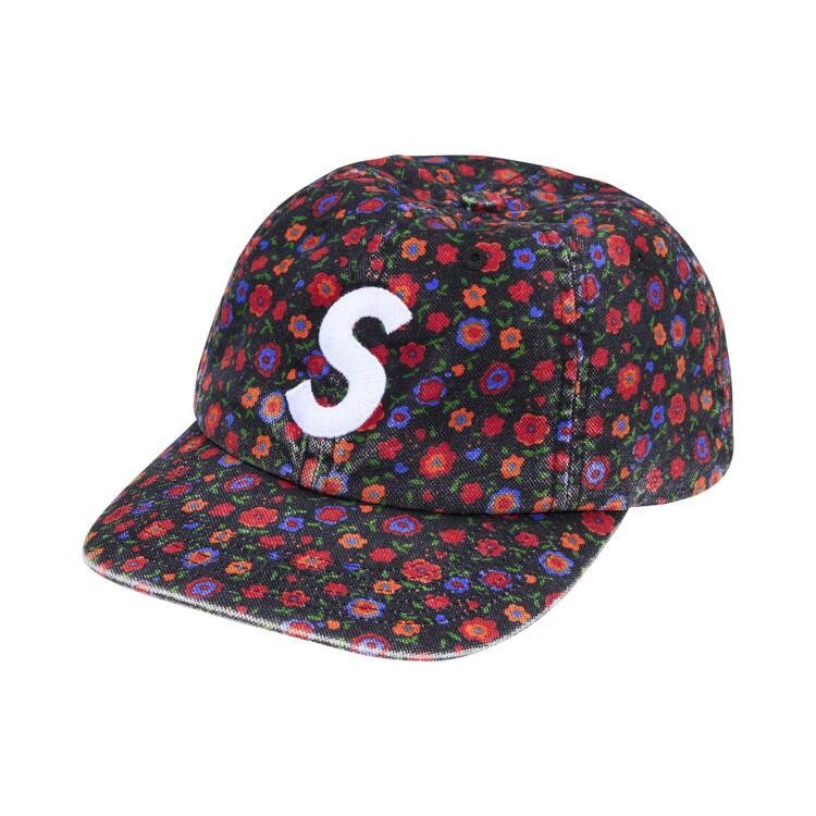 Supreme Washed Canvas S Logo 6-Panel (FW26) Floral - Im Your Wardrobe