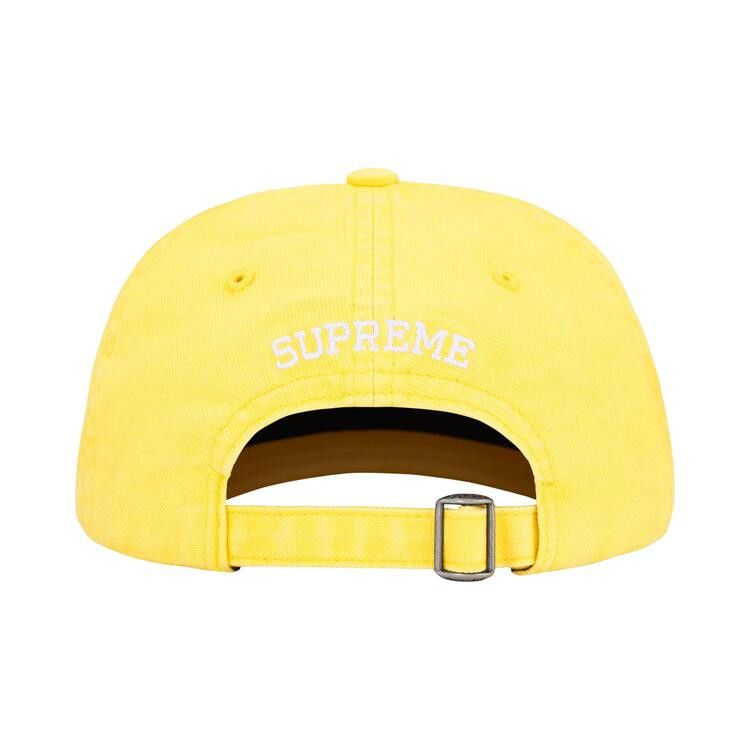 Supreme Washed Canvas S Logo 6-Panel (FW26) Yellow - Im Your Wardrobe