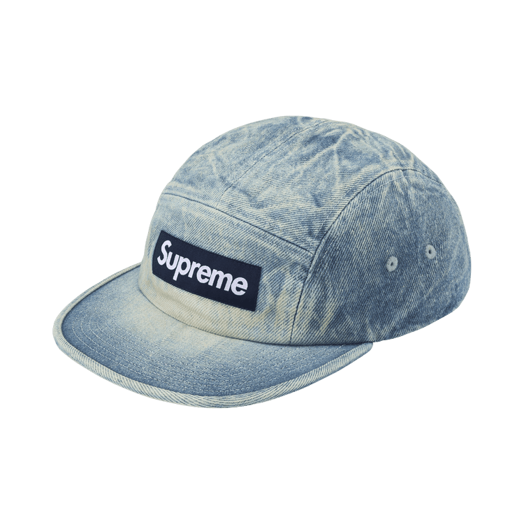 Supreme Washed Chino Twill Camp Cap (FW26) Denim - Im Your Wardrobe