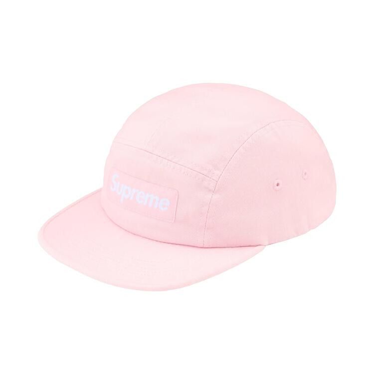 Supreme Washed Chino Twill Camp Cap (FW26) Pink - Im Your Wardrobe