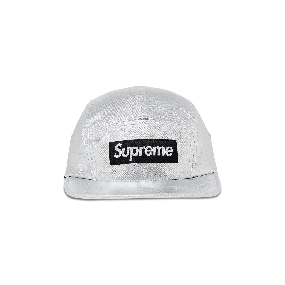 Supreme Washed Chino Twill Camp Cap (SS25) Silver - Im Your Wardrobe