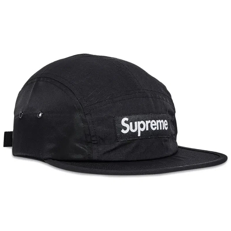 Supreme Waxed Ripstop Camp Cap (FW24) Black - Im Your Wardrobe