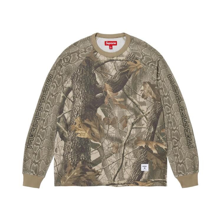 Supreme Wildlife Camo Raglan Long-Sleeve Top Realtree Hardwoods Camo - Im Your Wardrobe