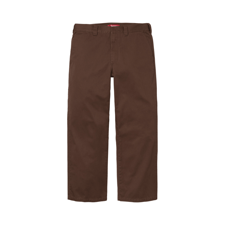 Supreme Work Pant Brown - Im Your Wardrobe