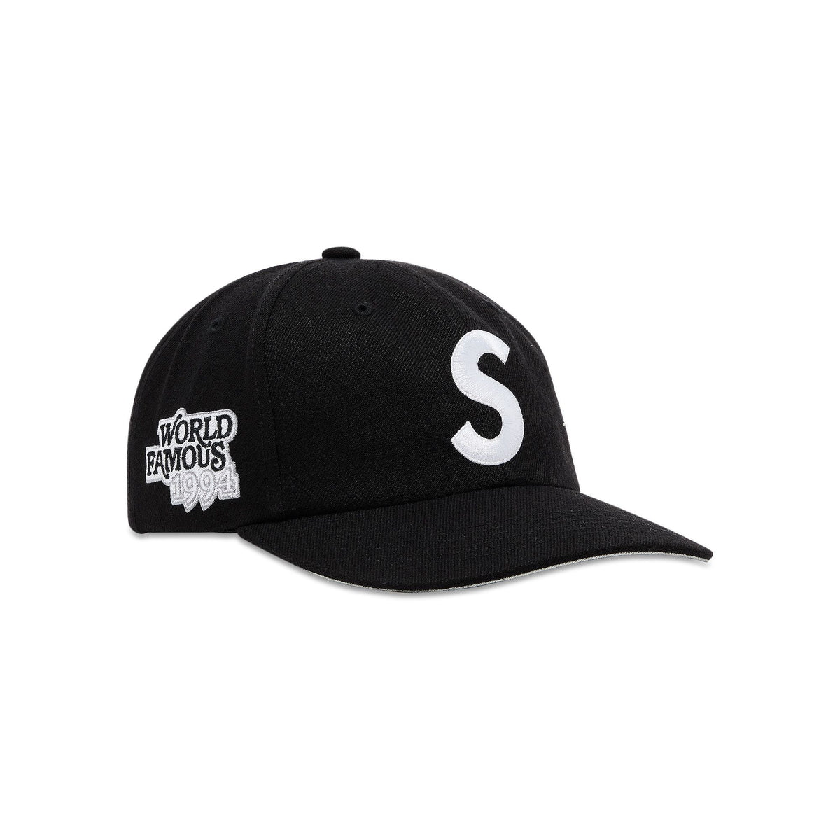 Supreme World Famous S Logo 6-Panel (SS26) Black - Im Your Wardrobe
