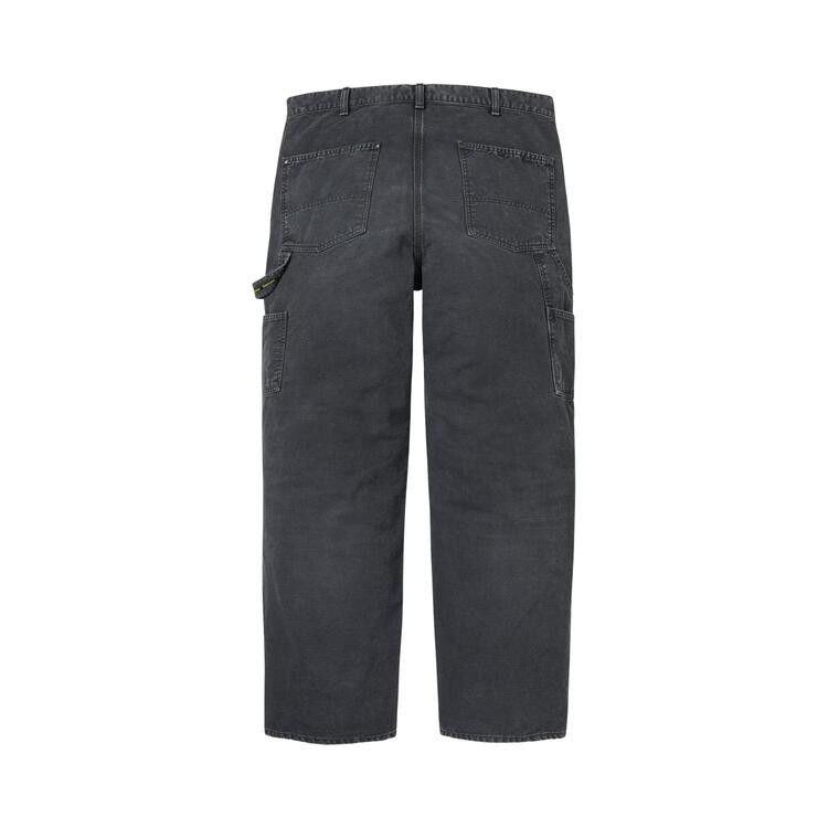 Supreme Worn Double Knee Painter Pant Black - Im Your Wardrobe
